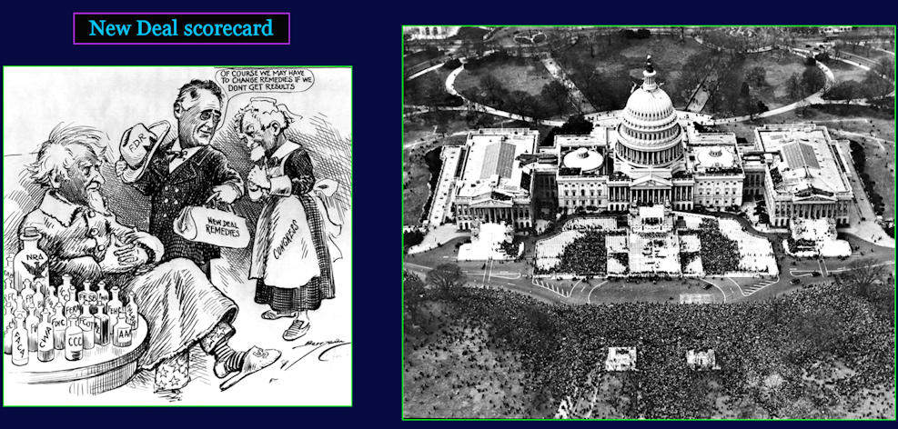 New-Deal spending, 1930s